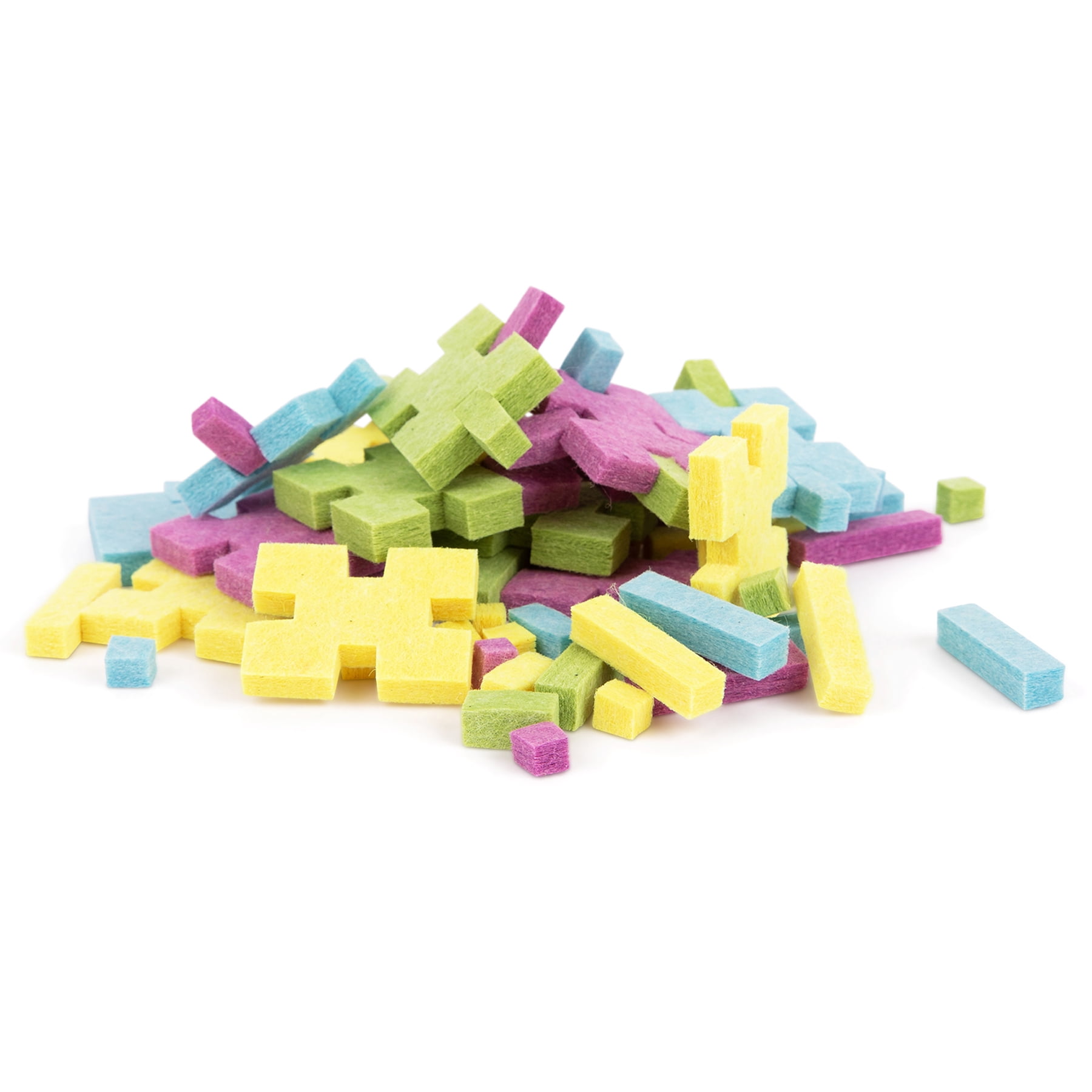 Roylco Felt Architect Building Set – Soft Felt Construction Pieces for Creative Design, STEM & STEAM Learning, Open-Ended Building Play for Kids
