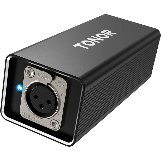 TONOR Mic Preamp, XLR Microphone Preamp for Shure SM7B Dynamic