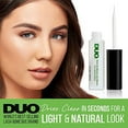 thumbnail image 2 of DUO Brush-On Lash Glue â€“ Clear Strip Eyelash Adhesive with Vitamins A, C & E, Long Lasting Eyelash Glue, 0.18 oz, 2-Pack, 2 of 3