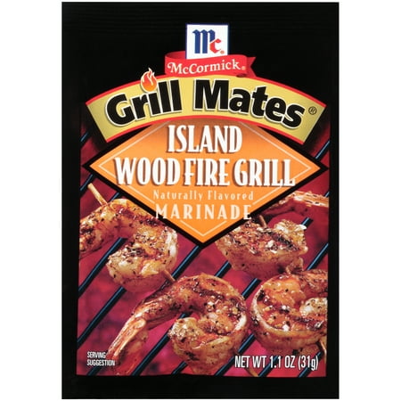 (4 Pack) McCormickÃÂ® Grill MatesÃÂ® Island Woodfire Marinade, 1.1