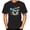 black, variant on Men's Short Sleeve Crew Neck Funny Men Outer Space Astronauts Print T-Shirt Ideal for Golf, Tennis, or Any Outdoor Summer
