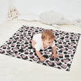 thumbnail image 2 of White Cow Black Spot Pattern Blanket,Comfortable Soft Flannel Throw Blanket,All Season,Warm Lightweight Blankets for Sofa Bed Couch Living Room Chair,30"x40", 2 of 4