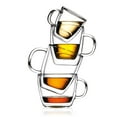 thumbnail image 4 of Bodum 10oz Bistro Double Wall Insulated Mug, High-Heat Borosilicate Glass, Set of 6, Clear, 4 of 6