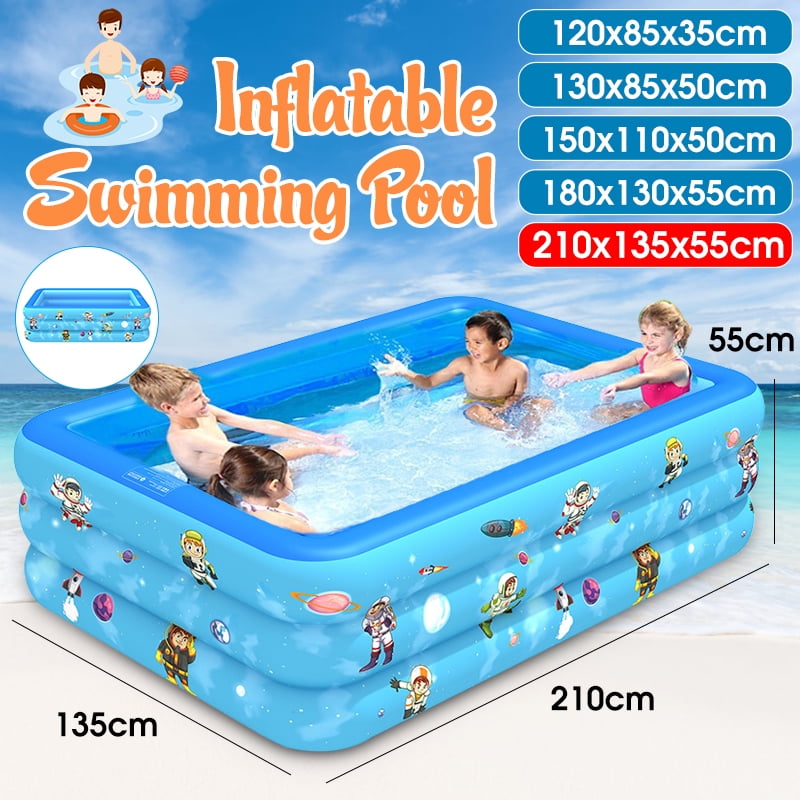 Details about   Children Inflatable Swimming Pool Large Family Summer Outdoor Play PVC Pool Kids 