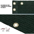 thumbnail image 4 of GFDYREE Lever de Soleil Écran de Clôture d'Intimité 35 Pouces x 50 Pieds en Maille pour Balcon Porche Terrasse Protection Extérieure Filet de Protection pour Clôture Terrasse Piscine Rampes de Cour Balcon-Vert-200 G/m2-Personnalisé, 4 of 7