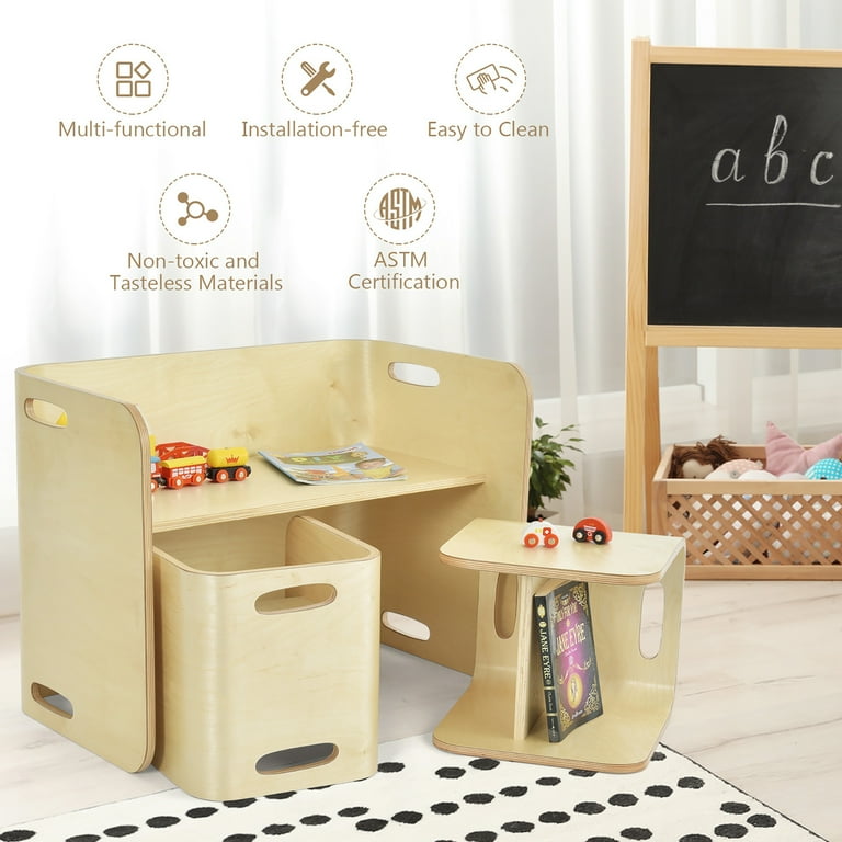 Artiss kids table and cheap chairs