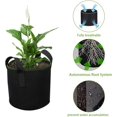 thumbnail image 4 of Paquete de 3 bolsas de cultivo de tomate, bolsas de cultivo con asas de tela de fieltro, bolsa de cultivo de plantas para tomates, flores, plantas y más, alternativa ideal a macetas de 7 galones JFHHH pequeña, 4 of 5