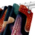 thumbnail image 5 of Starfish Waterproof Shower Curtain Set with Hook, Printed Design for Bathroom Decoration, 5 of 5