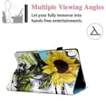 thumbnail image 4 of TECH CIRCLE iPad 10th Generation Case 2022, Flip Folio PU Leather Lightweight Stand Case with Auto Sleep/Wake Wallet Case for iPad 10th Gen 10.9 inch 2022 A2696 A2757 A2777, Sunflower, 4 of 7