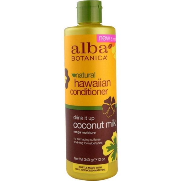 Alba Botanica Hawaiian Hair Conditioner Extra Rich Coconut Milk 12 Ounce