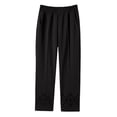 thumbnail image 4 of Endives Womens Ice Silk Pant Summer Lightweight Long Pants Stretch Breathable Loose Elastic Waist Fitness For Middle And Elderly XL-6XL Black, 4 of 7