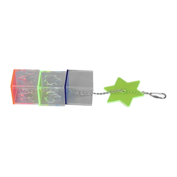 Pet Bird Foraging Toys, Improve Intelligence Six Pointed Star Pet Bird Foraging Box Puzzle For