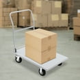 thumbnail image 4 of Heavy Duty Platform Truck 220lbs Industrial Flat Dolly Cart Flatbed Hand Truck, 4 of 13