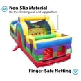 thumbnail image 5 of TentandTable Giant Inflatable Obstacle Course with Rock Climbing Wall, Slide, Tunnel, Commercial Bouncer with Blower, 30' x 11' x 11' Retro Theme, 5 of 8
