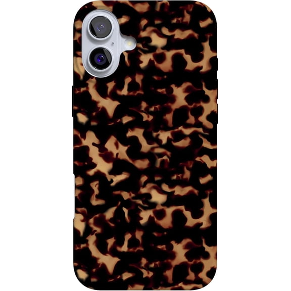 Case for iPhone 16 Case | Shell Shocked | Tortoise Print | Compatible with MagSafe | Classic Ultra Slim Design