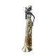 thumbnail image 3 of Estatua de mujer tribal africana decorativa, figura de mujer multifuncional. Estilo B, 3 of 9