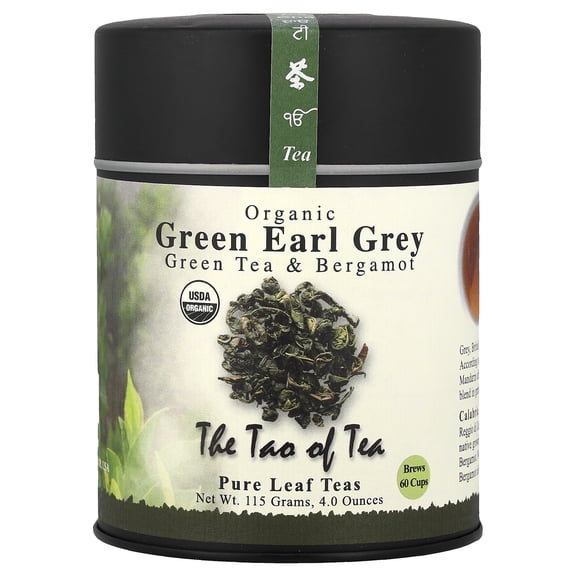 The Tao of Tea Organic Green Tea & Bergamot, Green Earl Grey, 4 oz (115 g)