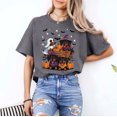 thumbnail image 2 of Weiner Dog Witch Happy Halloweenie Cute Halloween Dachshund T-Shirt, Multicolors, Size S-5XL, 2 of 5