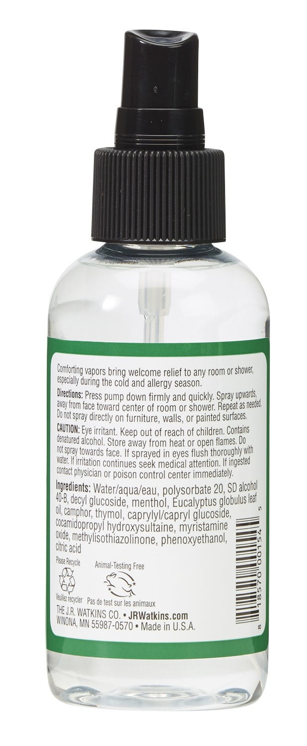 J.R. Watkins Menthol Camphor Relief Mist , 4 Oz