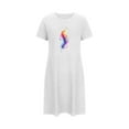thumbnail image 5 of Posijego Women's Short Sleeve Nightgowns Nightshirt Casual Print Summer Nightdress Comfy Sleepwear, 5 of 7