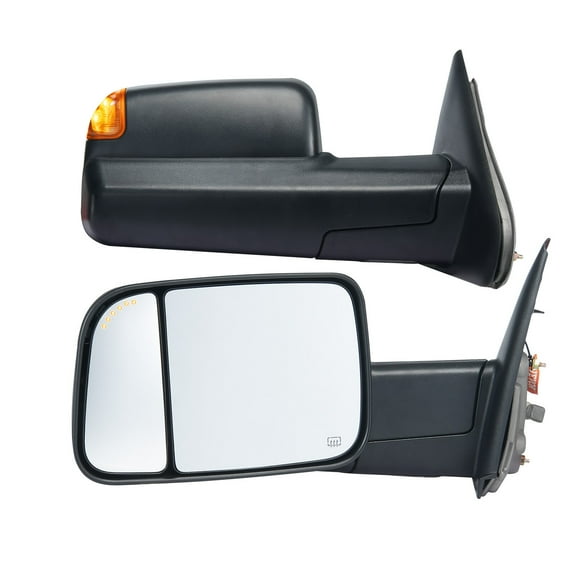 Power Heated Tow Mirrors for 2002-2008 Dodge Ram 1500 2500 3500 Foldable