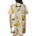 thumbnail image 3 of Xecao Gnomes Bees And Sunflowers print Swimsuit for women, Summer-ready, sporty style.Quick-dry fabric. Many sizes & colors., 3 of 9