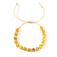 thumbnail image 1 of Nvzi Pulseras de corazón, pulseras de piedra natural hechas a mano, pulseras de cuentas de cristal, joyería, color amarillo, 1 of 5