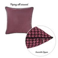 thumbnail image 6 of 17"x 17" Jacquard Lily Decorative Throw Cover Pillow, 6 of 10