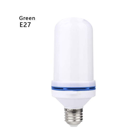 Lámpara de efecto de llama de fuego de simulación de fiesta en casa con luz de llama LED con interfaz roscada E27, verde Speravity HA9200-04B