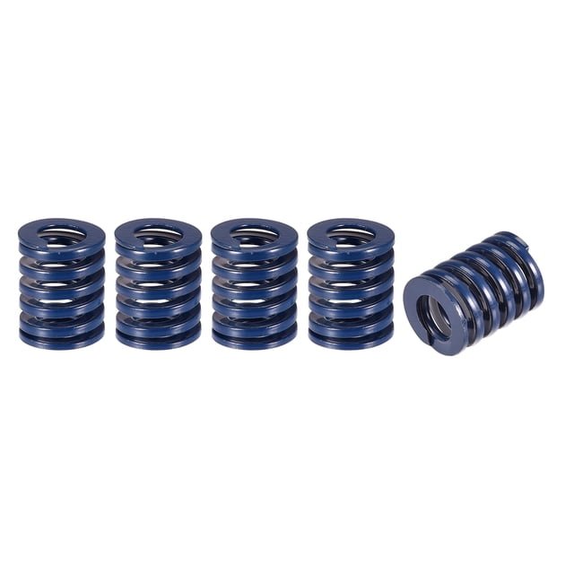 Troquel Resorte, 5uds 16mm OD 20mm Largo Espiral Estampado Liviana Carga Compresión Troquel Resortes para 3D Impresora Eléctrica Pieza, Azul