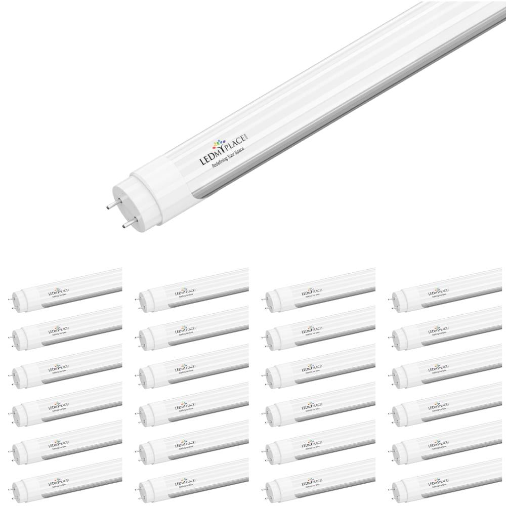 Ballast Compatible T8 4ft 20W LED Tube Light 2800 Lumens 5000K Frosted