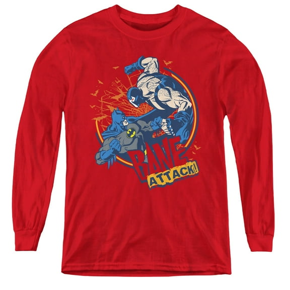 Batman - Bane Attack! - Youth Long Sleeve Shirt - Small