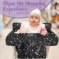 thumbnail image 3 of Shopping Cart Cover for Baby Girl Boy 2-in-1 High Chair Water Resistant High Chair Cover w/Phone Pouch Pocket Gender Neutral Cart Cover for Babies Padded Grocery Cart Cover for Baby, 3 of 6