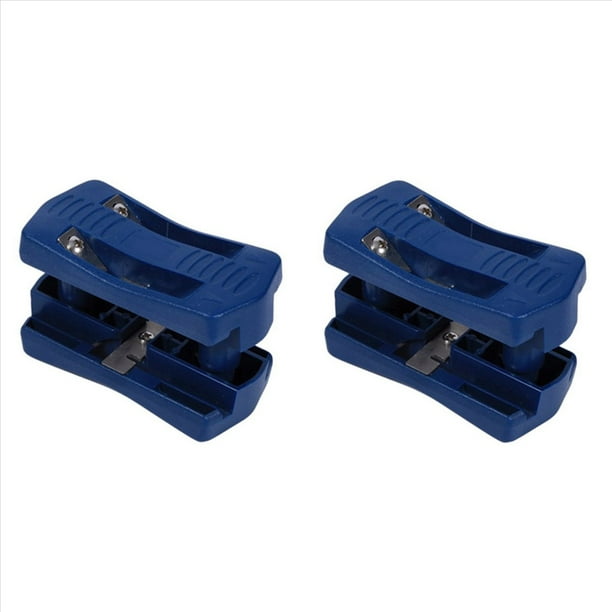 2X Recortador de Bandas de Borde Recortador de Bordes Laminado de Mini Plástico PVC Madera Contrachapada Melamina Cortadora de Bordes de Madera Recorte Manual
