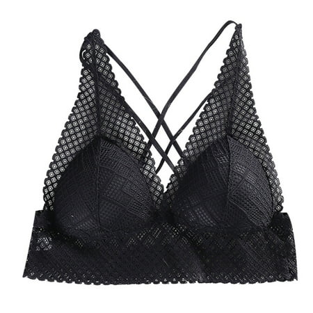 

Bras For Women Womens Bras Sexy Beautiful Back Wrapped Chest Cross Adjustable Shoulder No Steel Ring Underwear