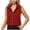 Red, variant on Women Button Down Shirt Sleeveless Polka Dot Casual Collared Tops Loose Shirts