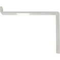 thumbnail image 4 of Ekena Millwork 2"W x 8"D x 6 3/4"H Steel Truss Shelf Bracket, Hammered White, 4 of 11
