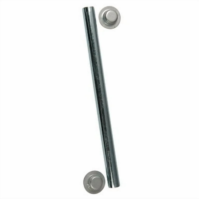 C.E. Smith Trailer Boat Roller Shaft 10705A 1/2 Inch Diameter x 12-3/4 Inch Length; Zinc Plated; Steel; With Two 1/2 Inch Cap Nuts; Single