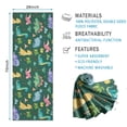 thumbnail image 2 of Green Dinosaurs Palms Volcanoes Pattern Hot Yoga Mat Towel Non Slip for Hot Yoga - Quick-Drying Yoga Mat Cover with 4 Corner Pockets with Travel Bag - Hot Yoga Towel Non Slip 70"x26", 2 of 6