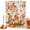 Flax, variant on Gnomes Fall Shower Curtains for Bathroom, Maple Leaf Thanksgiving Pumpkins Orange Waterproof Fabric Shower Curtain, Decorative Bathroom Curtain for Bathtub, 72"x84", No Hooks Included