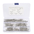 thumbnail image 4 of Cotter Pin Assortment Kit, Split Pins Long Durability Stainless Steel   For  Auto Truck Garage Workshop Repair 150Pcs /Set, 4 of 8