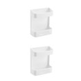 thumbnail image 2 of Monstrate Gran oferta, 1 caja de almacenamiento montada en la pared, soporte para aire acondicionado con Control remoto, organizador de Blanco 2piezas, 2 of 6