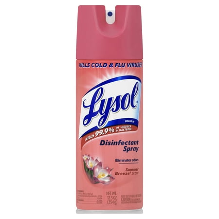 Lysol Disinfectant Spray, Summer Breeze, 12.3 Ounce