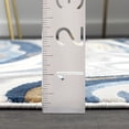 thumbnail image 3 of Abani Regal Collection Area Rug Mid Century Modern Bedroom Living Room Decor Floor Rug 4 x 6 Blue Grey, 3 of 8