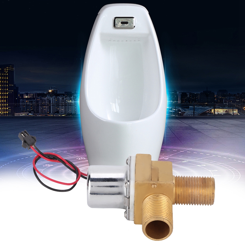 B Solenoid Valve Home Bathroom Copper Urinal Sensor 6V Solenoid Valve Maintenance Accessory