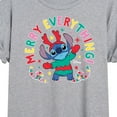 thumbnail image 3 of Lilo & Stitch - Merry Everything - Juniors Ideal Flowy Muscle T-Shirt, 3 of 5