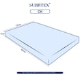 thumbnail image 6 of Subrtex Washable and Removable Zippered Protective Mattress Topper Cover (4", California King), 6 of 7