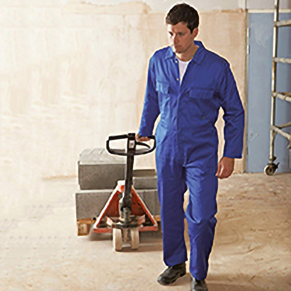 Portwest S999 Euro Work Polycotton Coverall Navy 