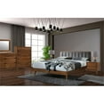 thumbnail image 2 of New Spec 5PC Rosa Queen Bedroom Set in Walnut and Gray, 2 of 6