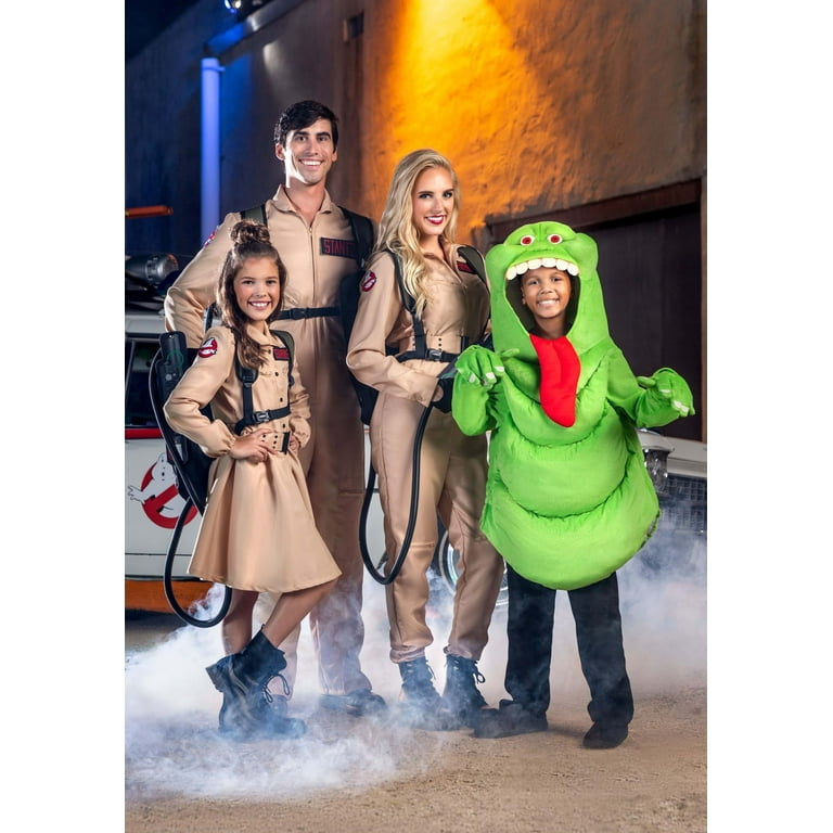 Smiffys Ghostbusters All In One Costume All In One With Inflatable Backpack Ghostbusters Classic 1984 Licensed Fancy Dress Ghostbusters Dress Up Costumes